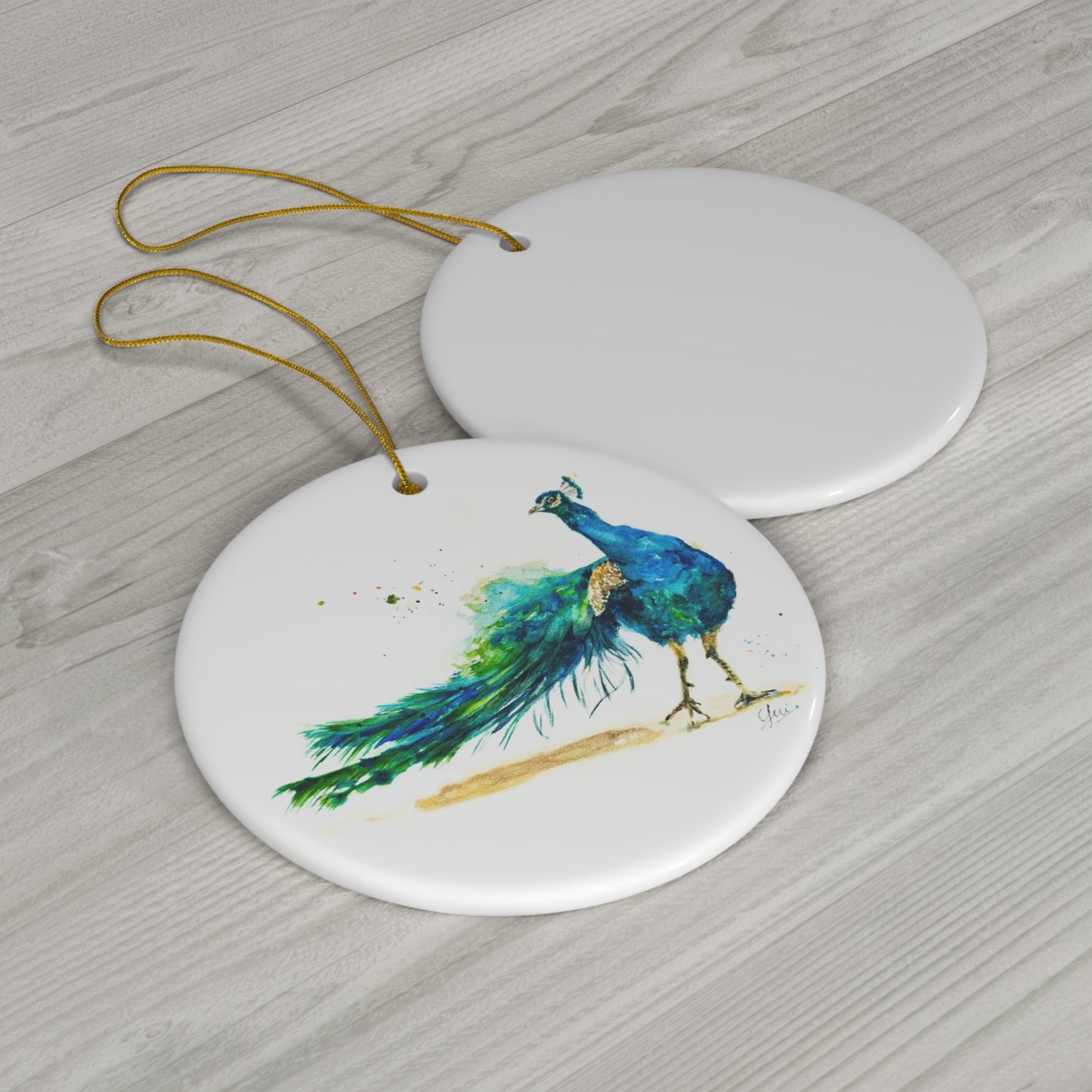 Ceramic Ornament, 4 Shapes