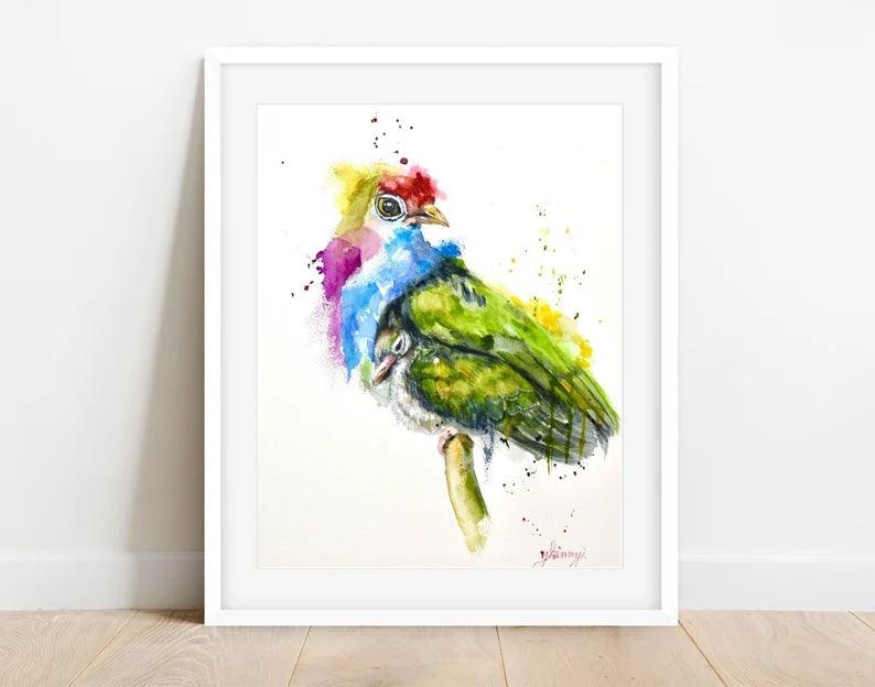 Mom and Baby Bird - Essence of the art by Yui & Bow