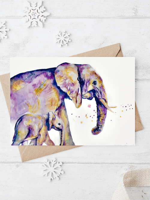 Walk Beside me greeting card - Yuiart