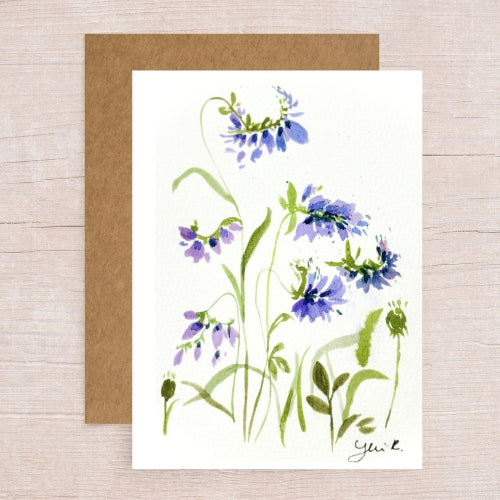 Comfrey Flower Note Card