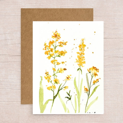 Barbarea "Yellow Rocket" Note card