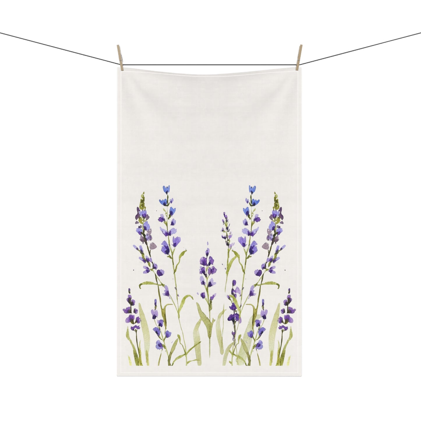 Lavender Bloom Cotton Tea Towels - Elegant Kitchen Décor for Home & Gifts