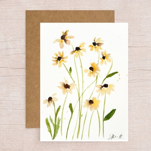 Chamomile Note Card 01 - Yuiart