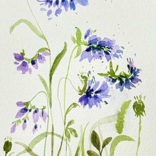 Comfrey Flower Note Card - Yuiart