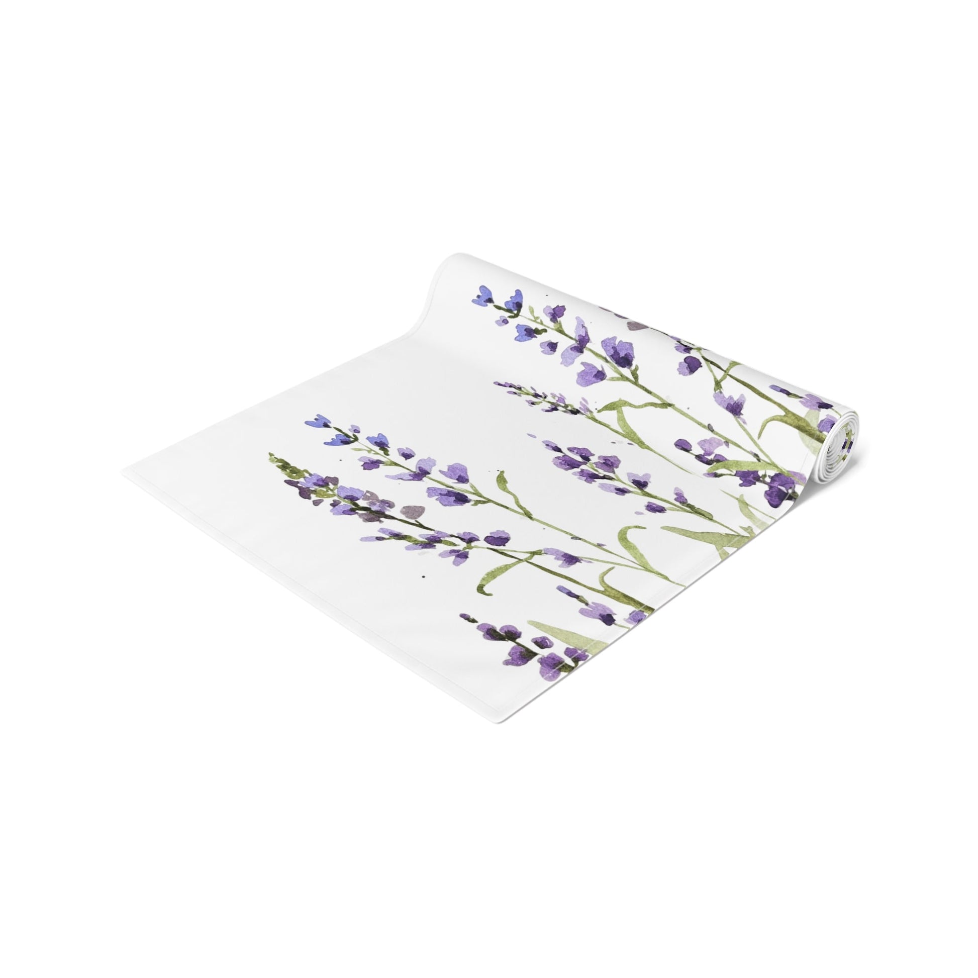 Elegant Floral Table Runner - Cotton & Poly, Home Decor, Wedding Table Decor, Rustic Kitchen, Spring/Summer Decor - Yuiart