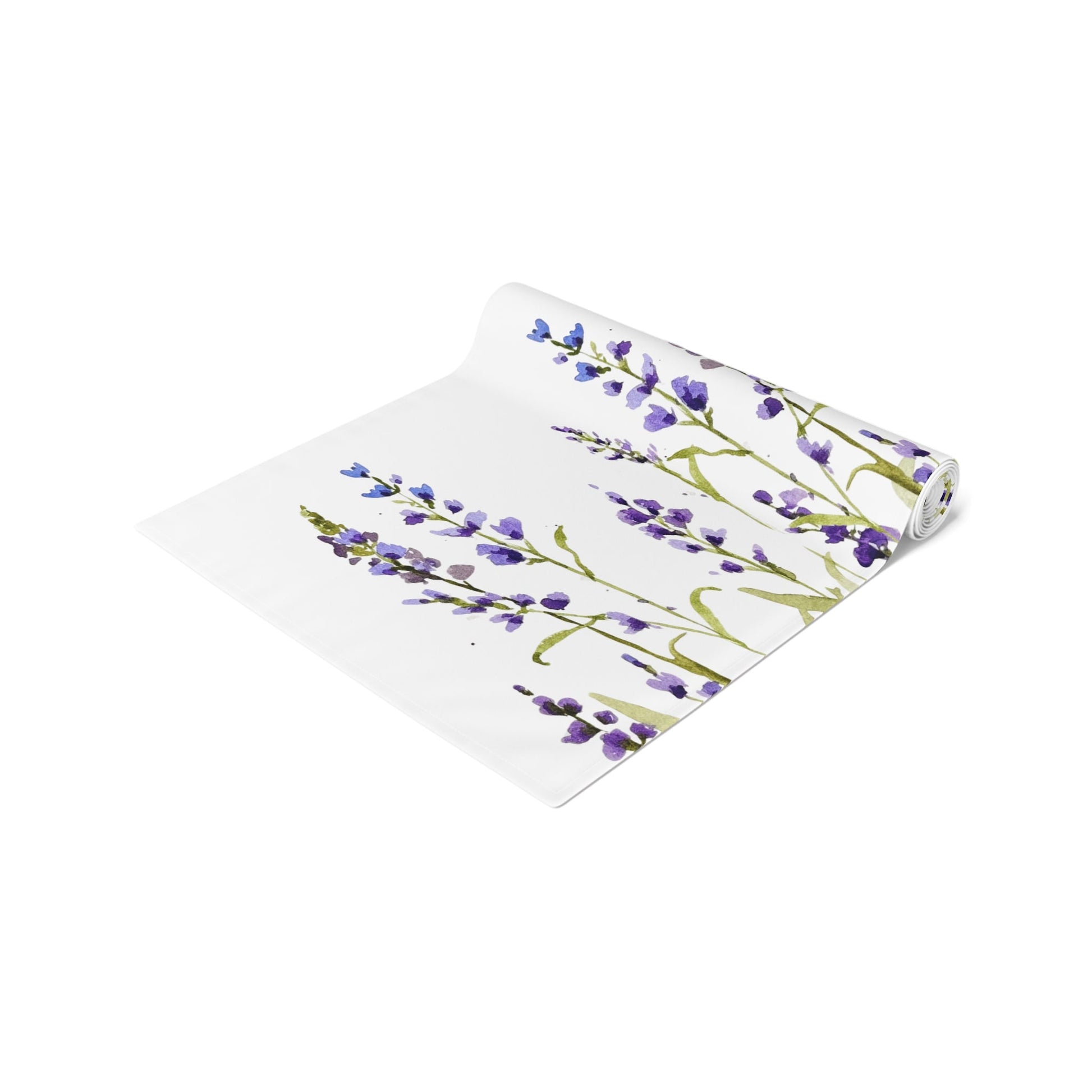 Elegant Floral Table Runner - Cotton & Poly, Home Decor, Wedding Table Decor, Rustic Kitchen, Spring/Summer Decor - Yuiart