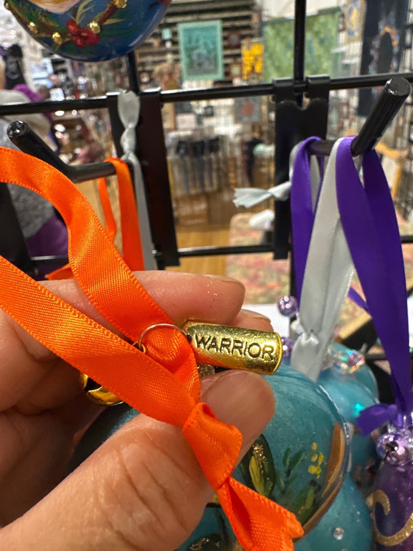 Hand - Painted Robin Glass Ornament - 3.5" Holiday Decoration - Yuiart