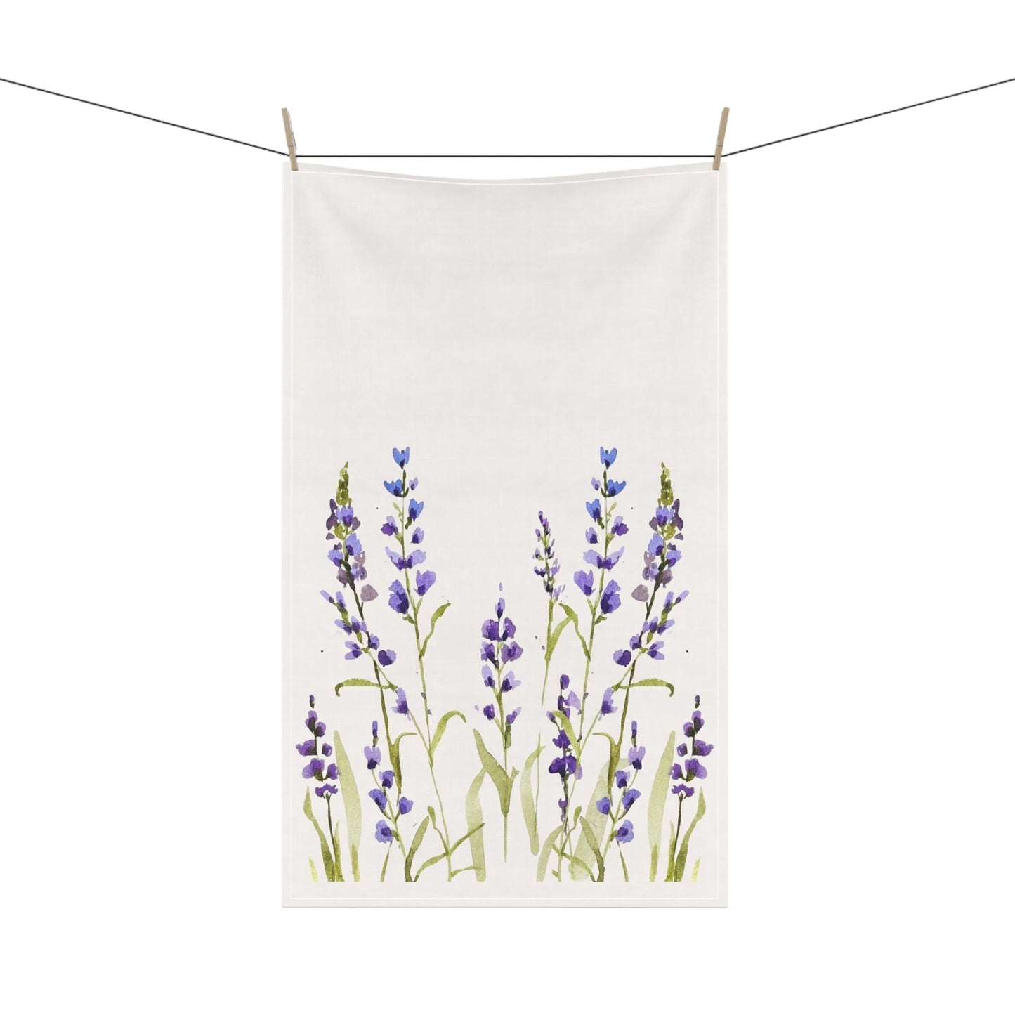 Lavender Bloom Cotton Tea Towels - Elegant Kitchen Décor for Home & Gifts - Yuiart