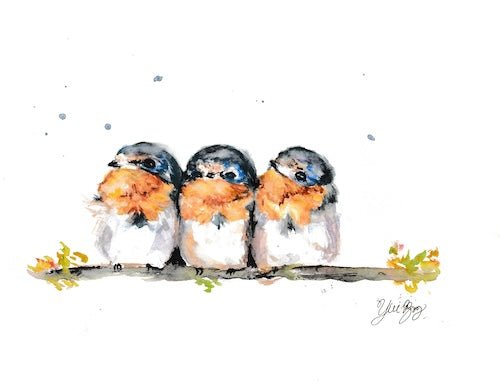 Sparrows Babies - Yuiart